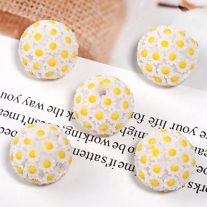 Wholesale 10PCS DIY Acrylic Flower Ball Balls JDC-BDS-BLinG001