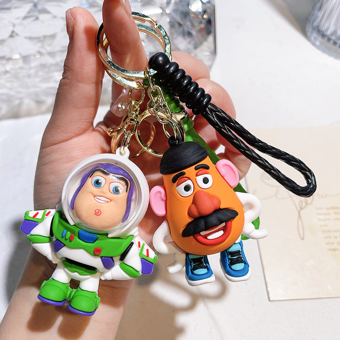 Wholesale Cartoon Silicone Doll Keychain JDC-KC-QiChao058