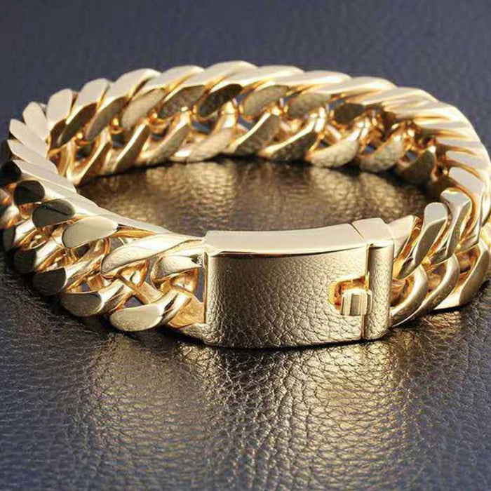 Wholesale Alloy Men's Cuban Bracelet JDC-BT-FengH005