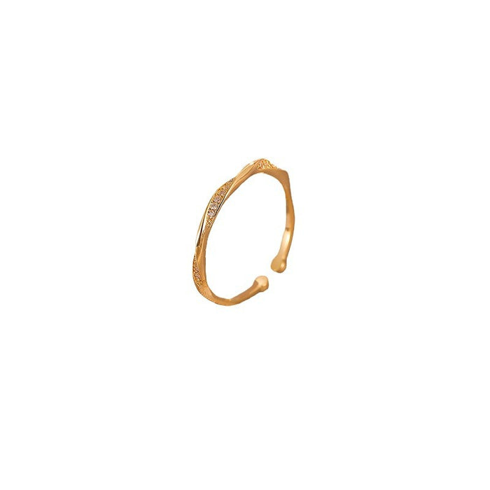 Wholesale 18K gold opening adjustable ring index finger opening student