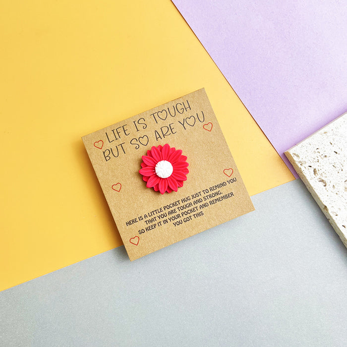 Wholesale English plant sunflower pocket Decorations hug card