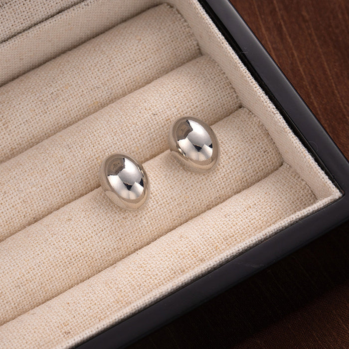 Wholesale Gold and Silver Earrings Fashion Simple Metal Earrings Fashionable