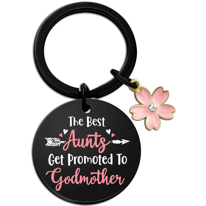 Wholesale Stainless steel letter element round keychain