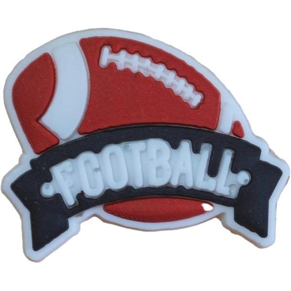 Wholesale PVC Football Series Cartoon Crocs Shoe Buckle DIY Accessories JDC-SC-YZ002