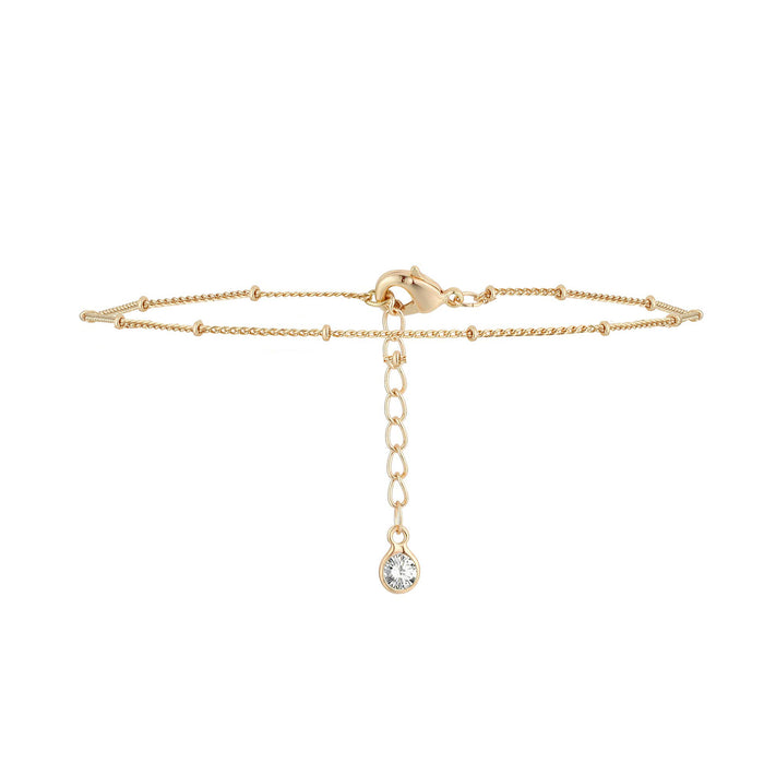 Wholesale Rotating Circle Cross Ring Zircon Cross Bracelet