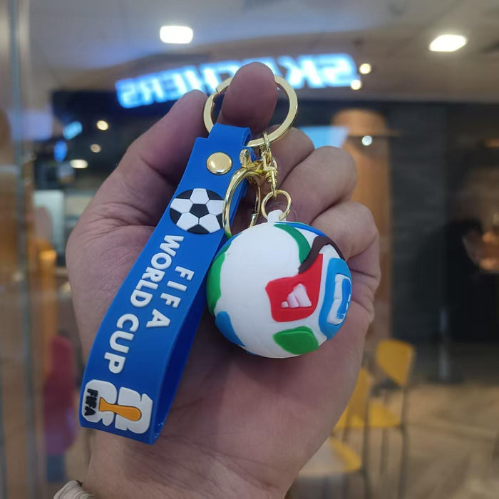 Wholesale Cartoon Football Commemorative Keychain