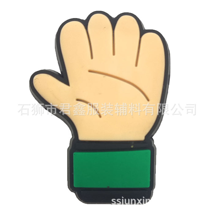 Wholesale 50pcs Football team standard Jersey Shoes Charms