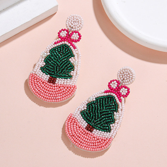 Wholesale  Christmas tree earrings
