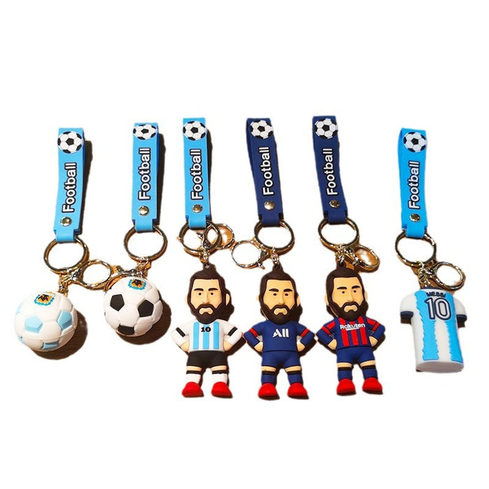 Wholesale Cartoon 3D Doll Rubber Keychain JDC-KC-Tingm044