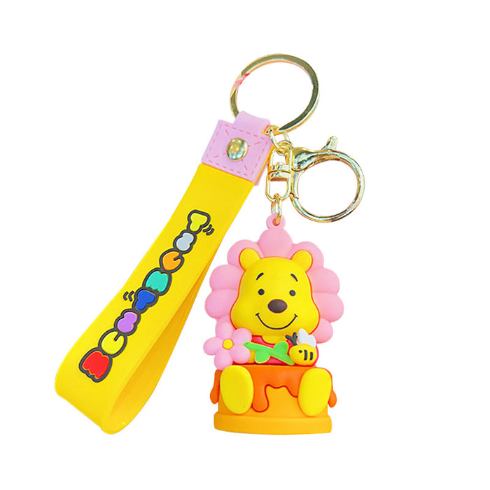 Wholesale Silicone Cartoon Doll Keychain JDC-KC-KuM003