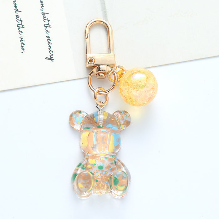 Wholesale  Soft and Cute  Keychain Pendant  Crystal Pearl  Bag Pendant