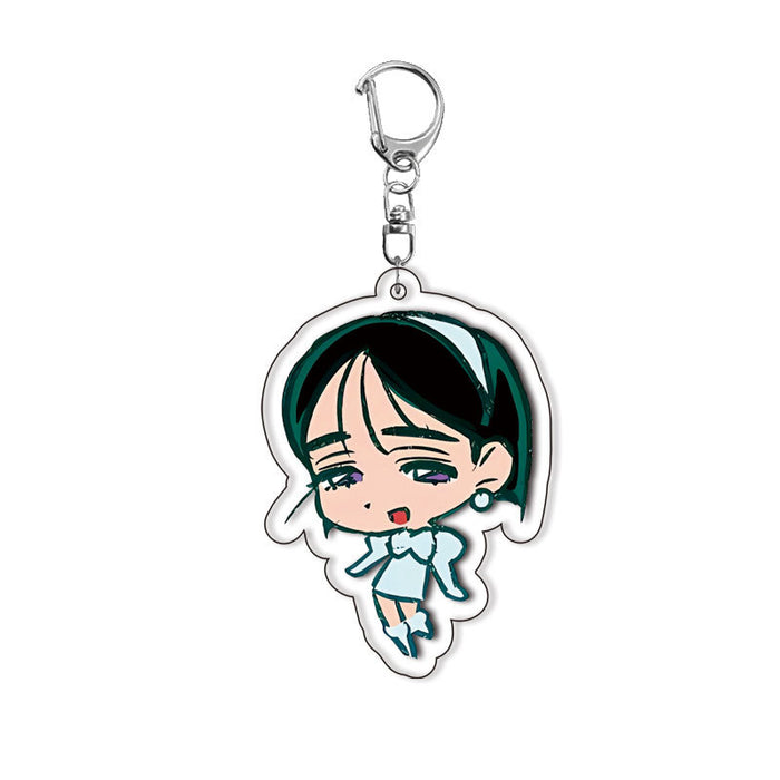 Wholesale Layered Acrylic Keychain Pendant