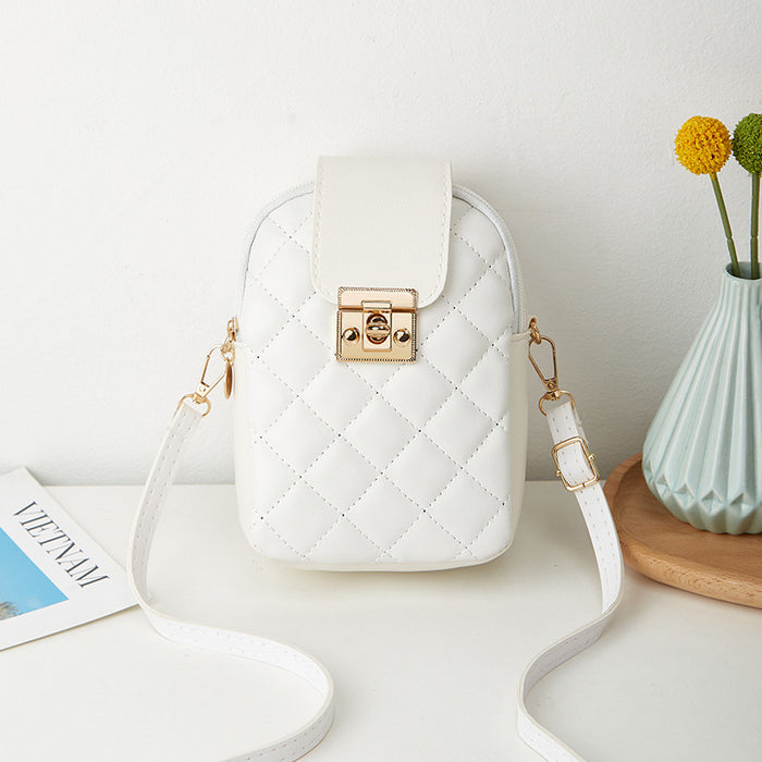 Wholesale Diamond Plaid Small Bag Women' s Shoulder Bag Cheap Bag Crossbody Bag