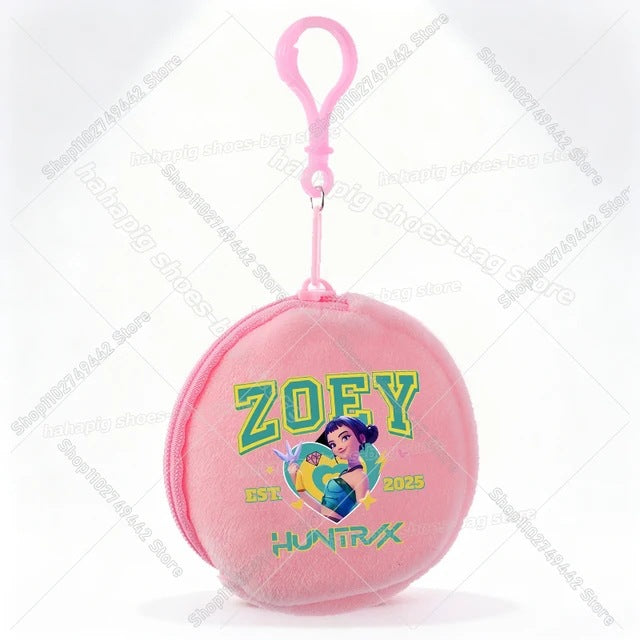 Wholesale Casual Kpop Style Cartoon Coin Purse For Girls Polyester Zipper Wallet Everyday Fashion Accessory Resale Gift