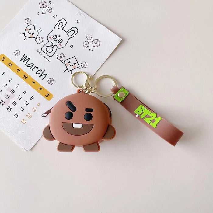 Wholesale Key Chain Silicone Creative Cartoon Coin Purse  JDC-KC-Huofan016