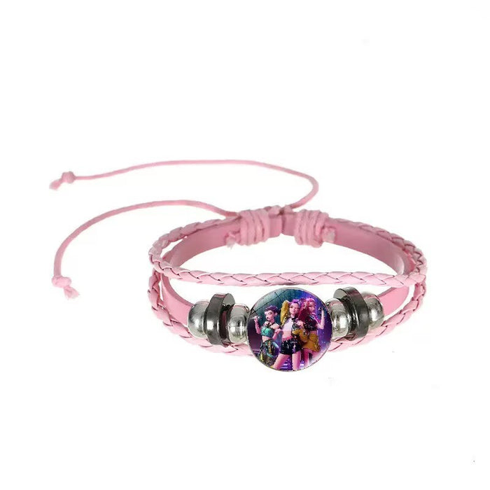 Wholesale K-POP Multi-layered Woven Beaded Bracelet
