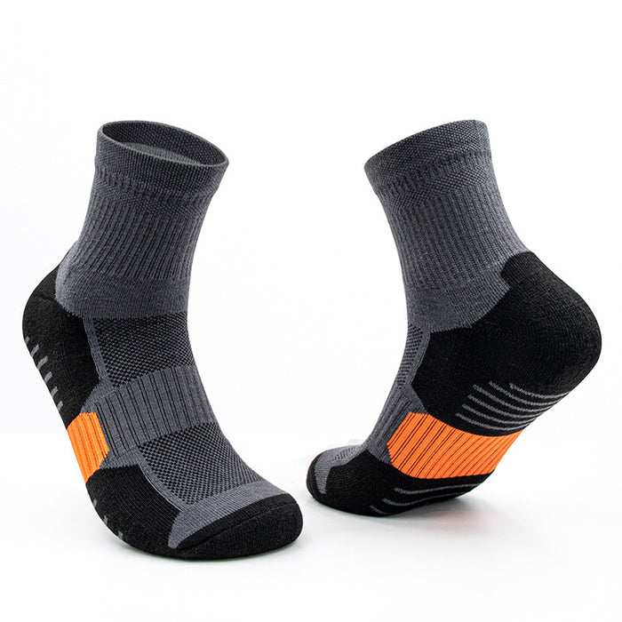 Wholesale Basketball Socks Mid Tube Practical Training Professional Sports Socks Thickened Towel Shock Absorbent Wear Resistant Quick Drying