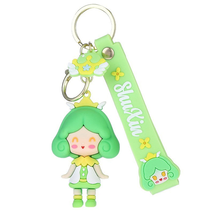 Wholesale PVC Cartoon Doll Keychain JDC-KC-Aile015