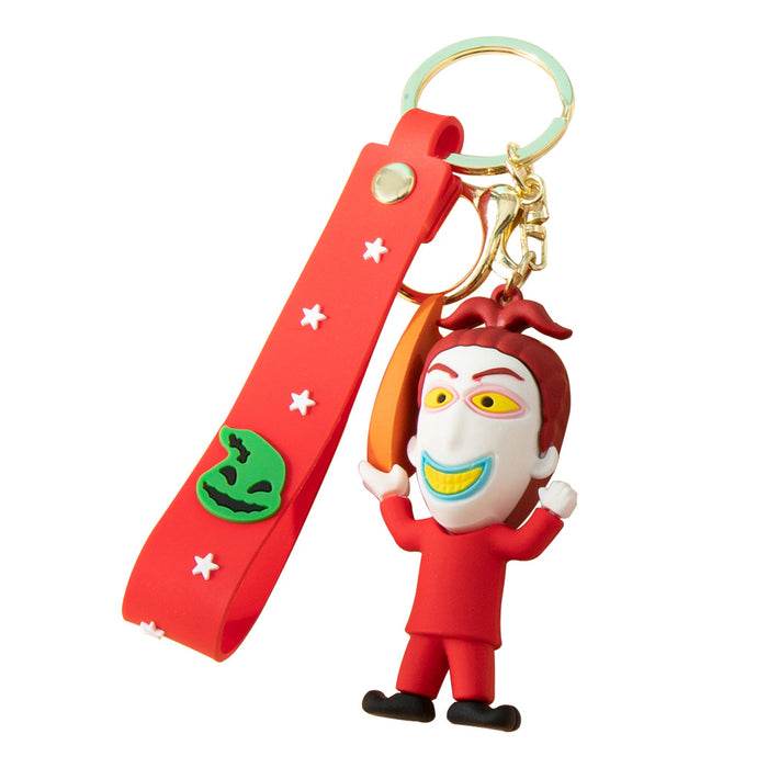 Wholesale Halloween Cartoon Doll Silicone Keychain JDC-KC-YueY009