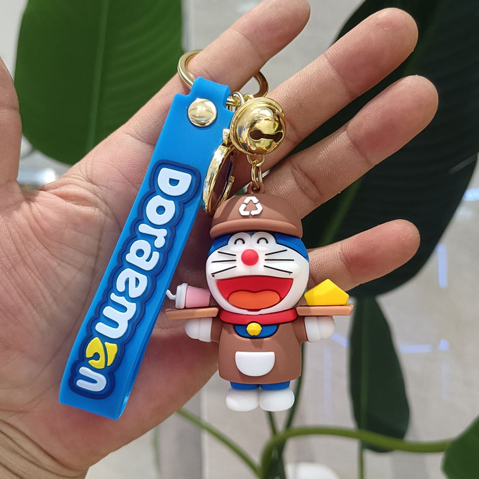 Wholesale Cartoon Silicone Doll Keychain JDC-KC-KuangK025