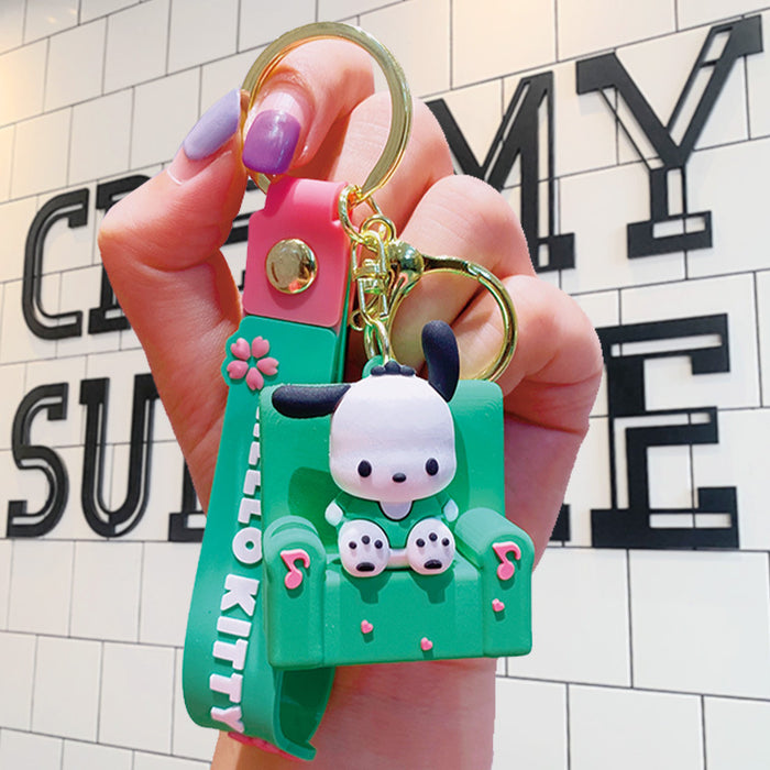 Wholesale Cartoon Doll PVC Keychain JDC-KC-LiuFan002