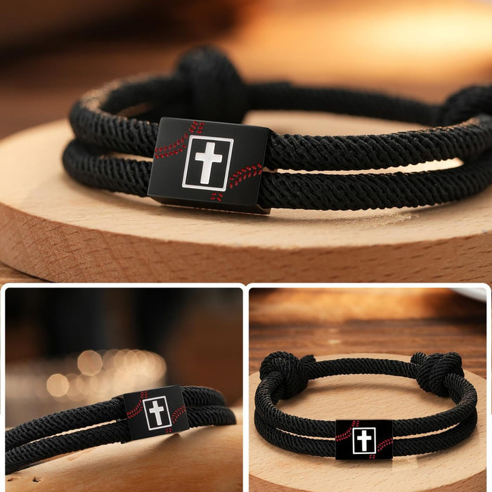 Wholesale Milan Rope Sports Square Braided Bracelet