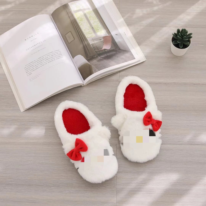 Wholesale Cartoon Cute Autumn and Winter Plush Cotton Slippers JDC-SP-MKA002