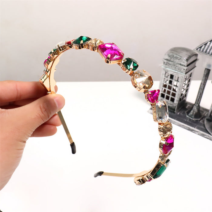 Wholesale Crystal Wide Edge Headband JDC-HD-ZC020