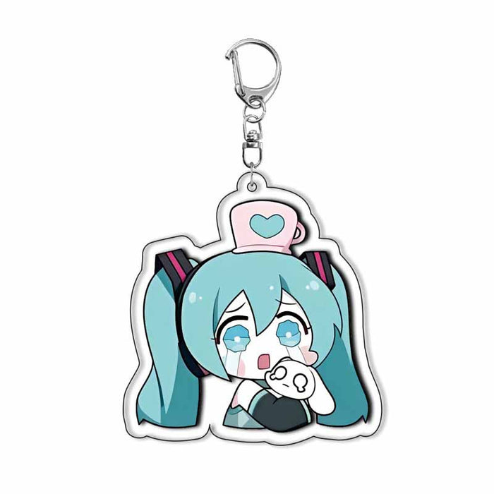 Wholesale cartoon characters acrylic keychain
