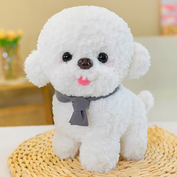 Wholesale Simulation White Bichon Frise Doll Cute JDC-DO-MW012