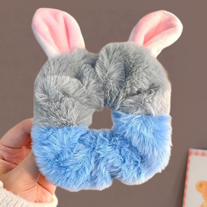 Wholesale Cute penguin and fish plush cartoon  hair scrunchies