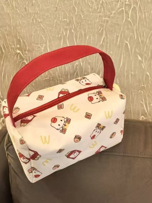 Wholesale Fresh Sweet Cartoon Cat Makeup Bag Large Capacity Cloth Travel Storage Bag