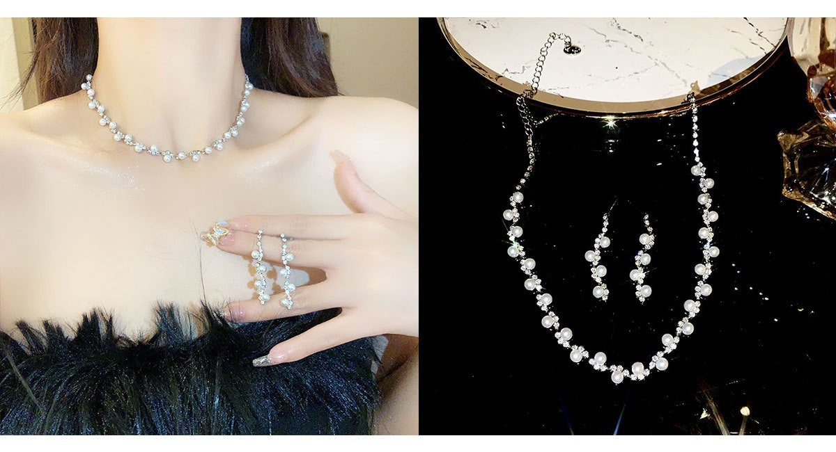 Wholesale Necklace Summer Clavicle Chain Bridal Wedding Dress Exaggerated Accessories