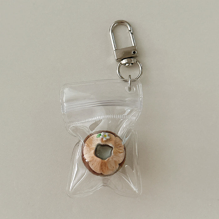 Wholesale Summer Nut Resin Keychain Pendant Fashion Accessory Gift