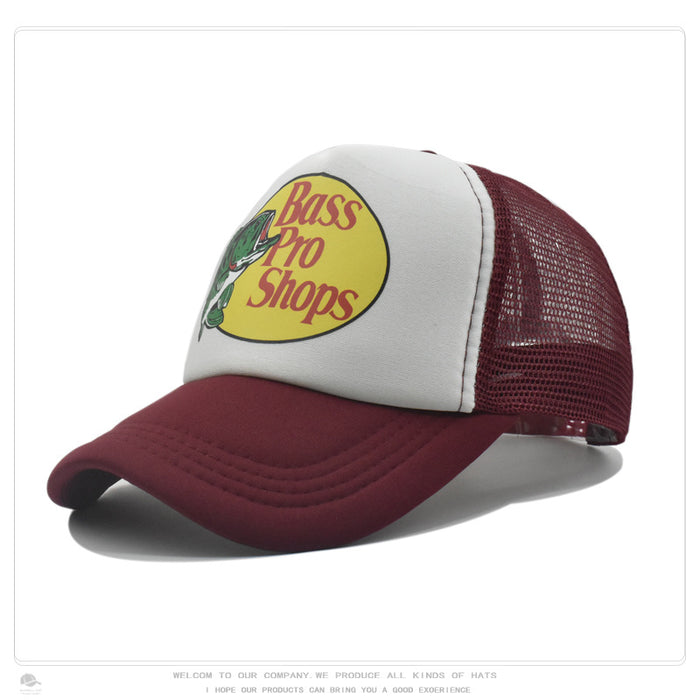 Wholesale Printed baseball cap summer net cap outdoor sunscreen sunshade driver cap
