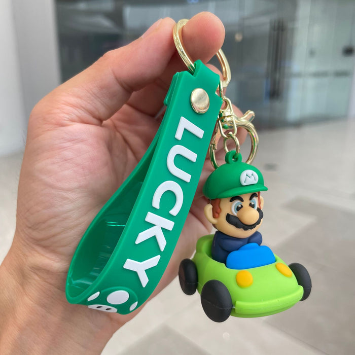 Wholesale Car keychain, cartoon doll, backpack pendant, keychain, car ornament, claw machine, small gift