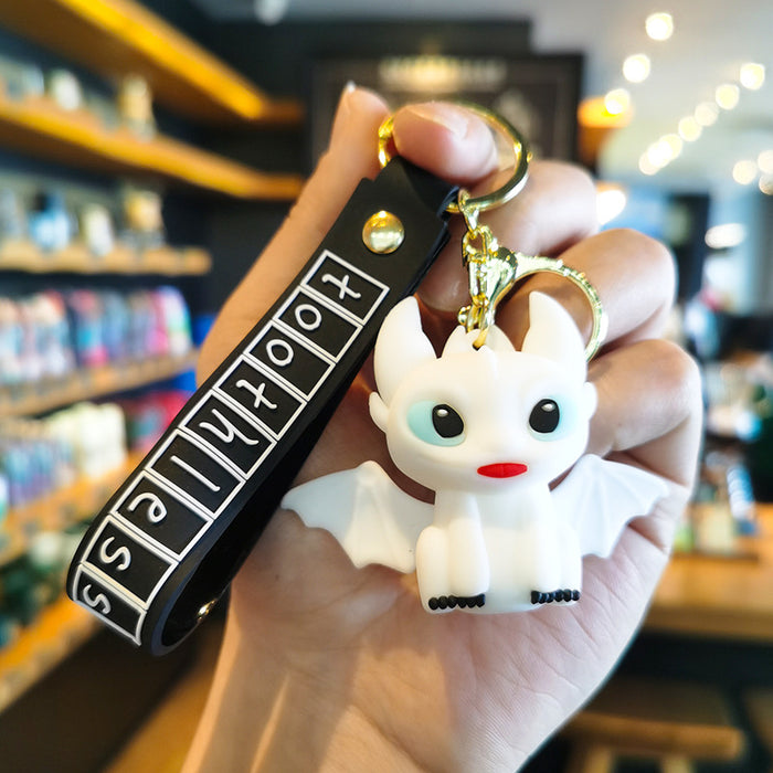 Wholesale Cartoon Doll Silicone Keychain JDC-KC-Tingm212