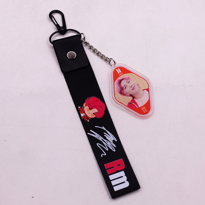 Wholesale Acrylic Lanyard Keychain JDC-KC-HanTian011