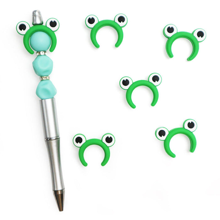 Wholesale of 50PCS Frog Silicone Beads JDC-BDS-JiaHaoshun028