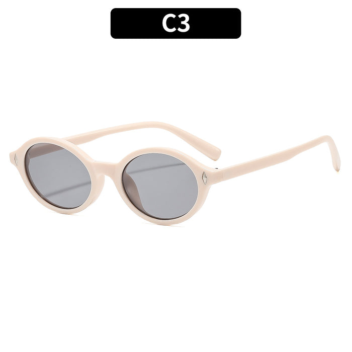 Wholesale Retro Round Sunglasses Black Frame Gray Lens UV400 Travel Boutique