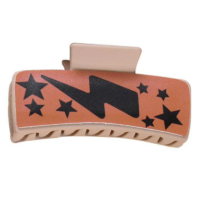 Wholesale five-pointed star Square Hair Clips