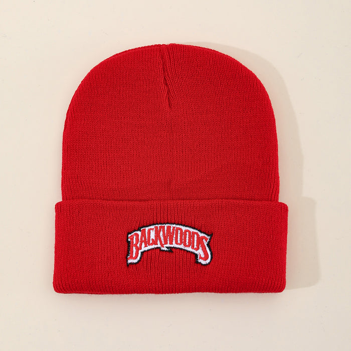 Wholesale Autumn and winter casual wool hat embroidered knitted hat