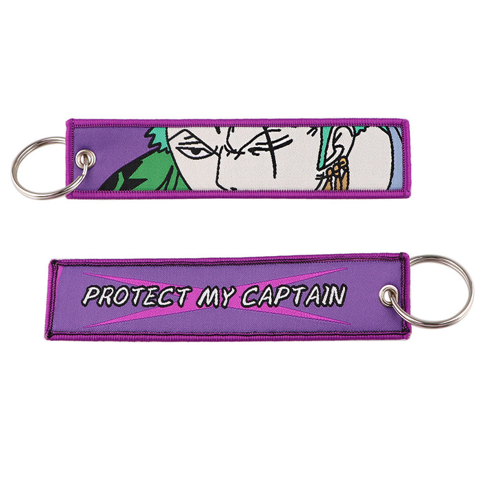 Wholesale Woven Label Keychain Cartoon Keychain Bag Pendant Woven Fabric Chain