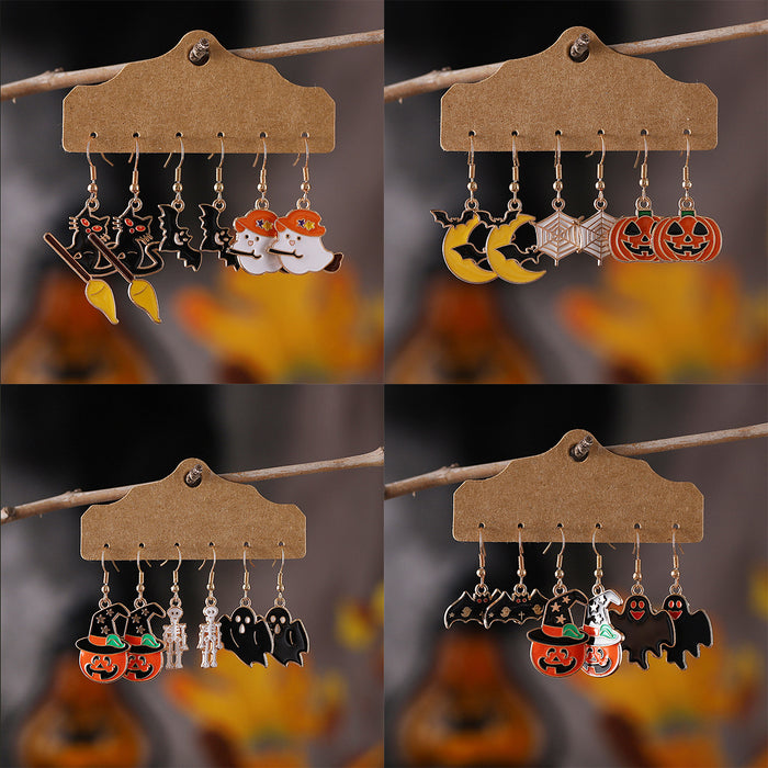 Wholesale 3 Pairs Irregular Earring Set Stylish Fashion Accessory Gift