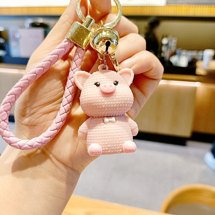 Wholesale PVC Wool Animal Keychain JDC-KC-MingT127