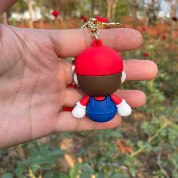 Wholesale Cartoon Cute Anime Soft Rubber 3D Doll PVC Keychain Bag Pendant