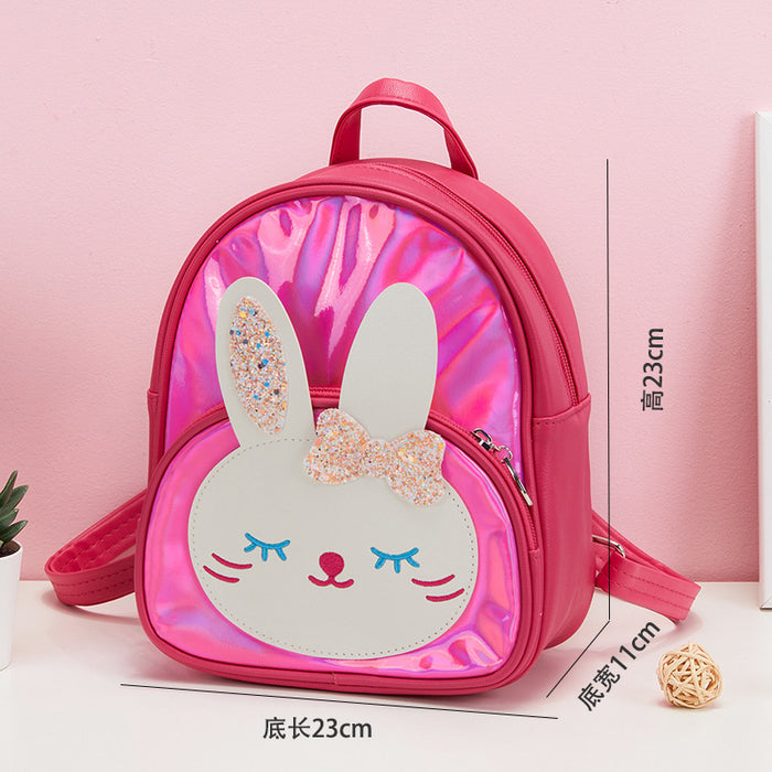 Wholesale New Children' s Backpack Leisure Travel Lightweight Laser Backpack Cute Cartoon Dance Girls Kindergarten School Bag