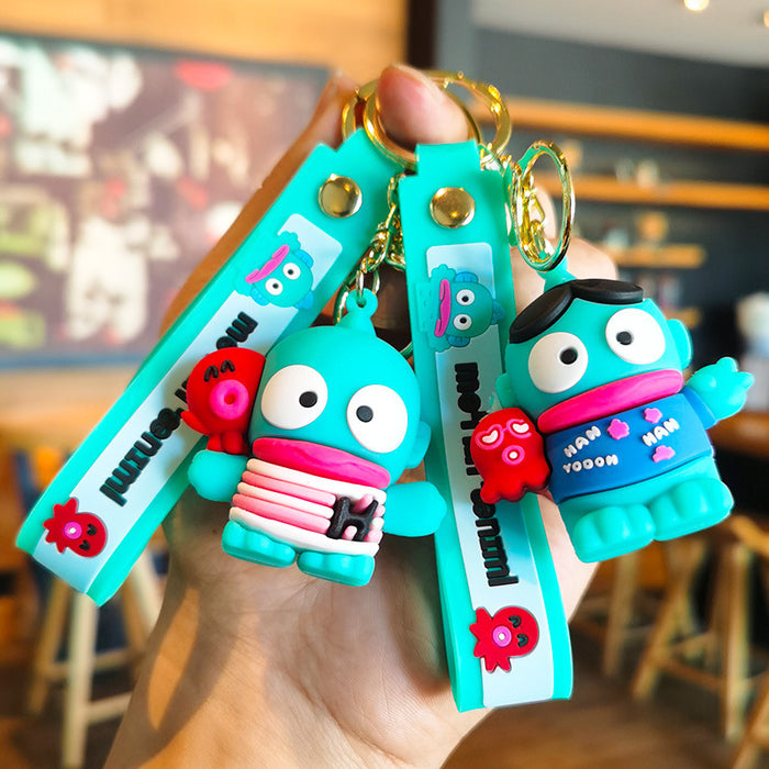 Wholesale Cartoon Silicone Doll Keychain JDC-KC-Tingm292