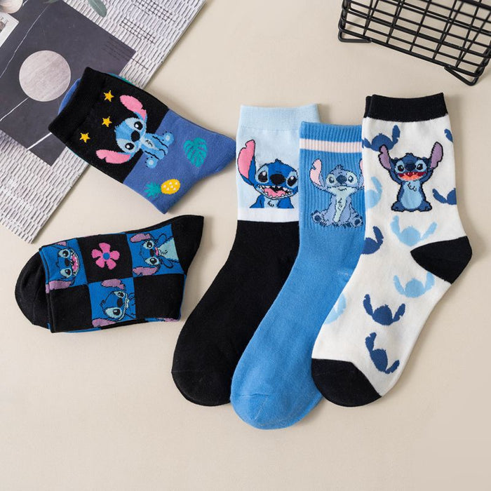 Wholesale Cotton Cartoon Middle Tube Socks JDC-SK-Lanh001