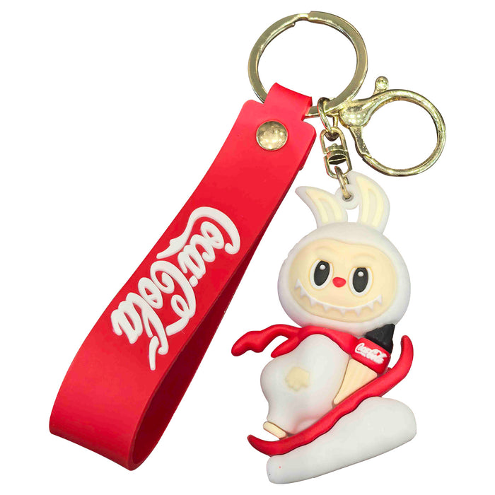 Wholesale Surfing Coke Little Lamb Keychain Little Lamb Doll Cute Schoolbag Pendant